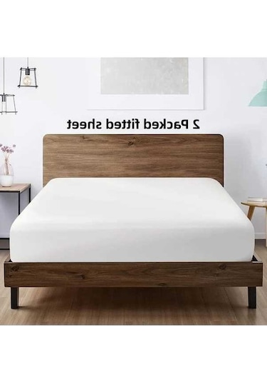 Trendooze Gaojunshop01 Beyaz 39.37x78.74 Yatak Çarşafı Yumuşak Nefes Alabilir Tüm Mevsimler Kullanışlı Beyaz