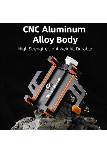 West Bıkıng-cep Telefonu Tutucu Bisiklet Cep Telefonu Navigasyon,y27599r Kırmızı