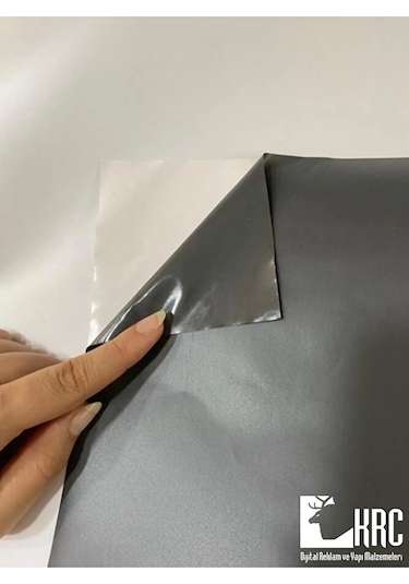 Mat Gri Dolap Kaplama Folyosu 40cm X 5m Kendinden Yapışkanlı