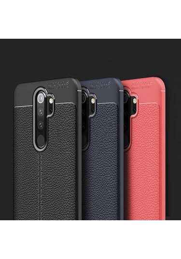 Xiaomi Redmi Note 8 Pro Kilif Deri Tarzi Niss Silikon Case 389472455