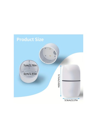 Willowhaven Beyaz Taşınabilir Mini Uv Emzik Temizleme Kutusu Seyahat Çok Yüzeyli Sterilizasyon