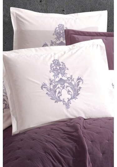 Çeyiz Diyarı La Donna 10 Parça Çeyiz Seti Mürdüm Mürdüm