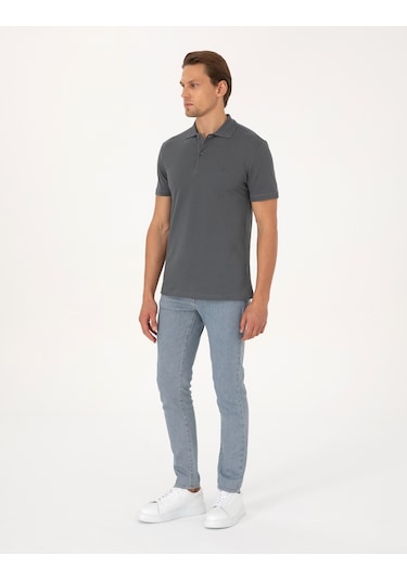 Pierre Cardin Erkek Antrasit Tişört Basic 50325323-vr006 Antrasit