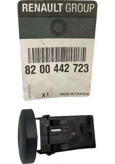 Dörtlü Flaşör Düğmesi Renault Kangoo 2 Master 2 8200442723 Mais