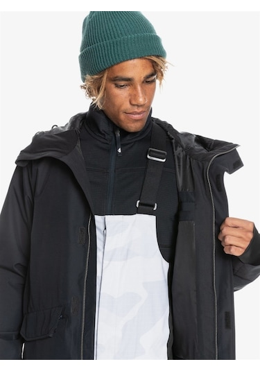 Quiksilver İn The Hood Jk Erkek Mont - KVJ0 Siyah