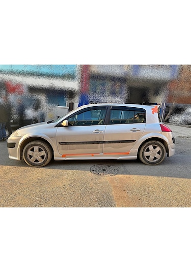 Renault Megane 2 Hb Geniş Marşpiyel - Boyasız Fiberglass 2004 - 2008