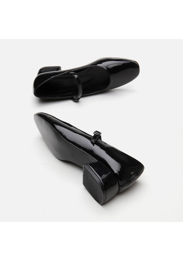 Hotiç Mary Jane Siyah Kadın Kalın Topuk 01ayh294520a100 Siyah