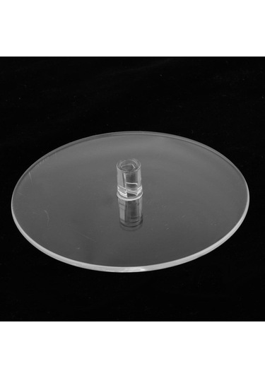 Trendooze Takı Tabla Standı Led Işık İçin Güneş Enerjili Ekran Döner Döner Beyaz Rh