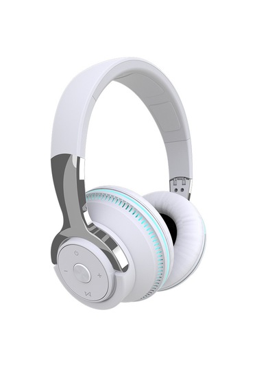 Parlayan Kafa Bluetooth Kulaklık Kablosuz Oyun Her Şey Dahil Kedi Kulak Kulaklık White