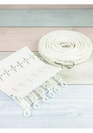 Psw Çamaşır Kurutma İçin Mandallı İp 236089470 Beyaz