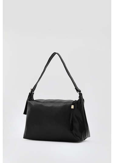 Gabrielle Salaş Omuz Çantası Siyah Siyah