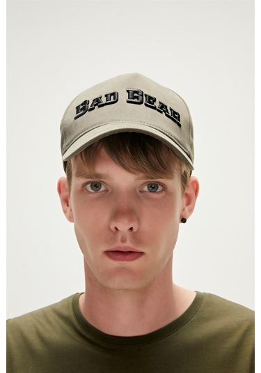 Bad Bear 19.02.42.002-c70 Title Erkek Şapka Haki
