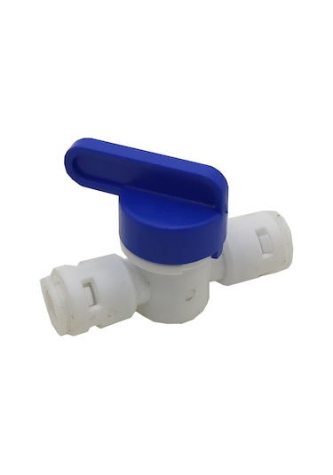 2 Adet Su Arıtma Vanası Küresel Plastik Su Arıtıcı Musluk Beyaz