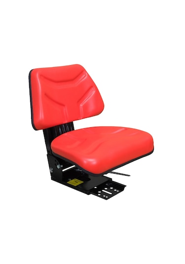 Turuncu Pa 210 5açılı Düz Arkalık Ilerigeri Kızak Traktor Koltugu
