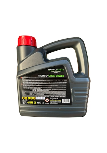 Naturachem 20W-50 Yüksek Performanslı Motor Yağı 3 L