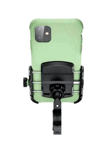 Motosiklet Gidon Ve Ayna Bağlantılı Motor Ve Bisiklet Uyumlu Telefon Tutucu 12-24w Hızlı Şarj - 9026988009317ynt