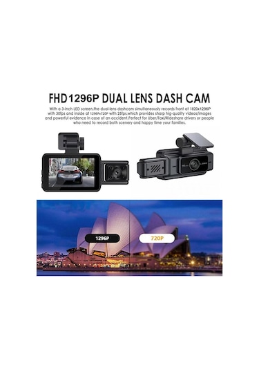 Tongxida Yüksek Çözünürlüklü 1080p Kızılötesi Gece Görüş Araç Kaydedici, Kablosuz Wifi, İçi Dvr