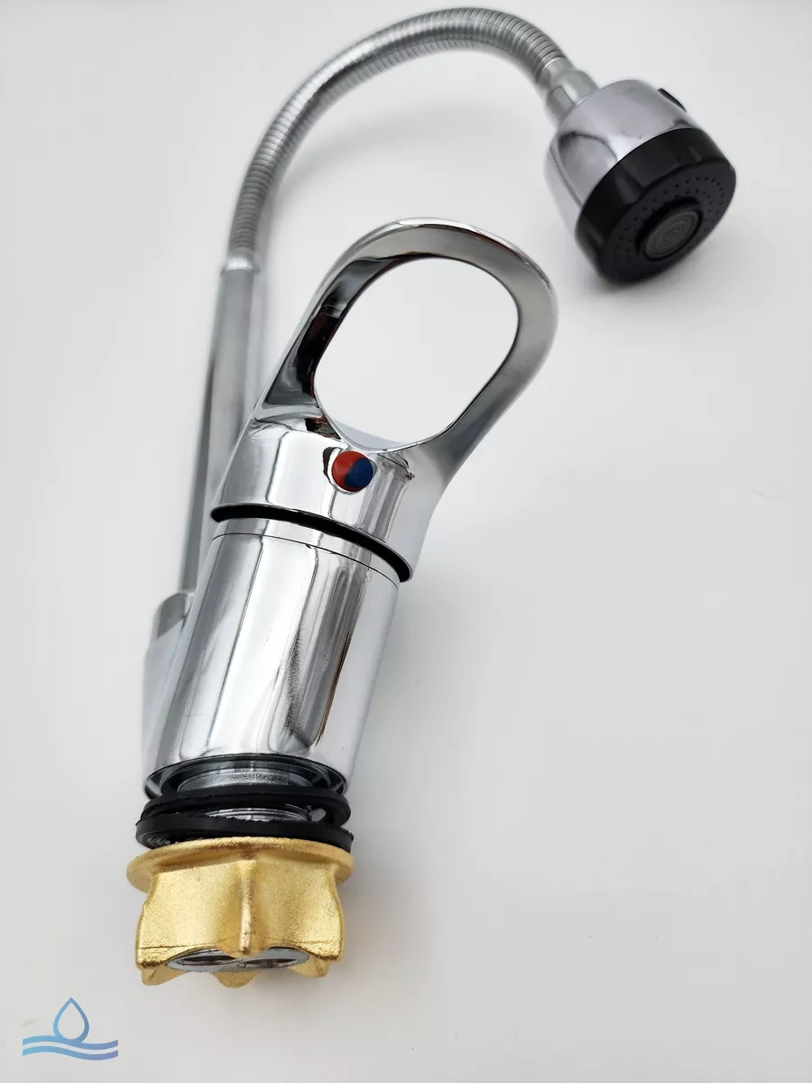 Santehvill' Mutfak İçin Esnek Duş Başlıklı Batarya. 236201371 Krom