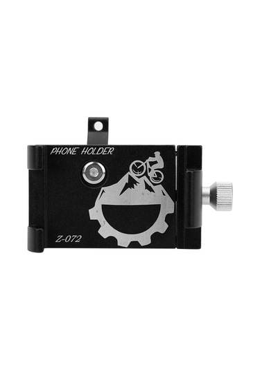 Ximistore9 Alüminyum Bisiklet Telefon Tutucu, Motosiklet Ve Elektrikli Scooter İçin, Üç Pençe Gravite Tasarımı, 55-100mm Telefonlar İçin, 22.2-31.8mm Saplar, Siyah Siyah