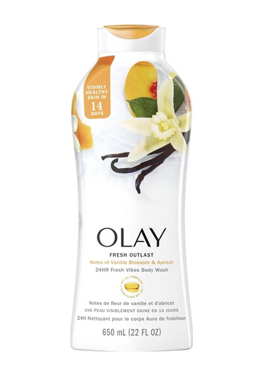 Olay Fresh Outlast Vanilla Blossom And Apricot Duş Jeli 650ml Ferah