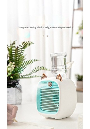 Ofis Için Mini Klima Fanı Usb Nemlendirici 3 Hız 2 Modu -c Ibc580 Beyaz