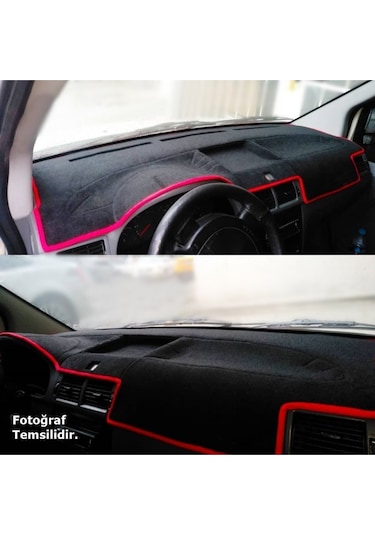 Ford Transit 2014-2018 Uyumlu 3d Torpido Halısı Koruyucu Örtü Siyah
