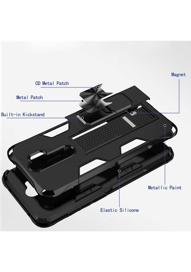 Xiaomi Redmi Note 8 Pro Kilif Wolverine Armour Case 446769737