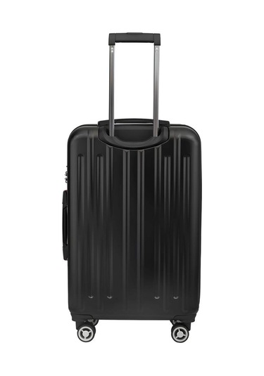 Büyük Boy %100 Polikarbon Valiz Parlak Siyah 1810 Siyah