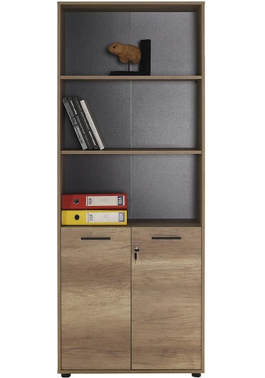 Adoremobilya Newyork 5 Katlı Kilitli 2 Kapaklı Kitaplık - Tori