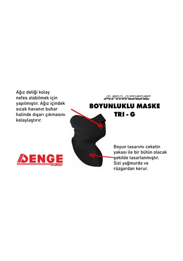 Armode Trı-G Boyunluklu Maske & Balaklava