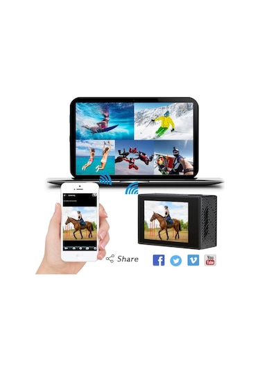 Akaso Brave 4 20 MP 170° 4K Wifi Aksiyon Kamerası