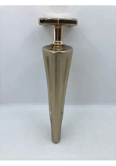 Plastik,21cm Metal Görünümlü Gold Kaplamalı Mobilya Ayağı 4 Adt