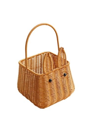 Homyl El Yapımı Depolama Dokuma Saklama Tutucusu Kahve Sehpası Kahverengi