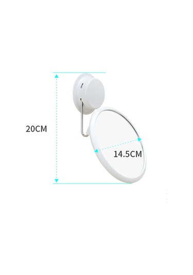 Sones Tırnaksız Banyo Aynası Döndürülebilir Katlanır Makyaj Aynası 260132