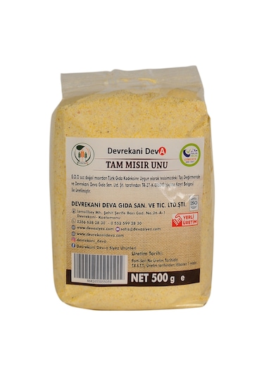 Devrekani Deva Gıda Tam Mısır Unu 500 G