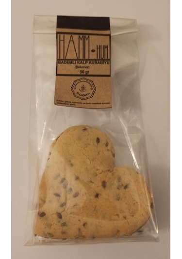 Hamm-Hum Keto Bademli Kalp Kurabiye 50 G