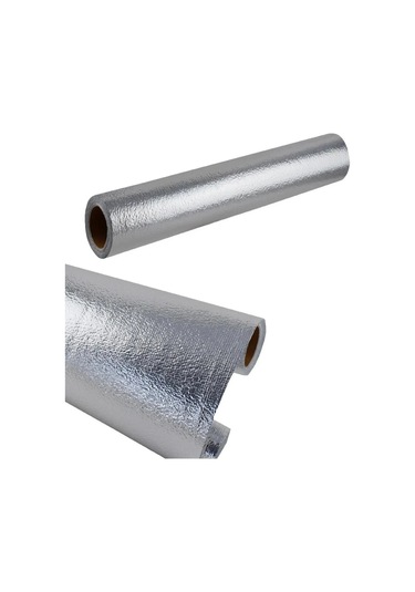 Çok Amaçlı Metalize Raf Örtüsü Büyük Boy 45 Cm X 3 Metre 1 Adet Çok Renkli