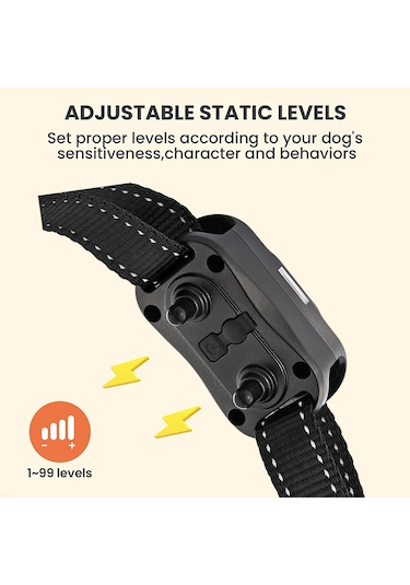 Uu0248 Bark Tasmasıuzaktan Kumandalı Köpek Eğitim Tasması Siyah