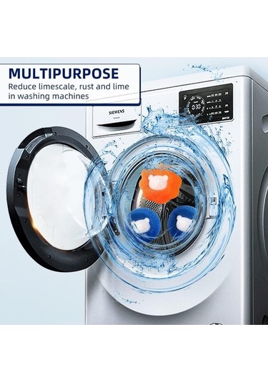 Dancemonkey Henniu 6'lı Çamaşır Topu: Tüy, Keçe Koku Giderici, Yeniden Kullanılabilir Diğer