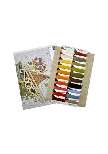 Rıolıs Damalı Sonbahar Nakış Seti 20x30 Cm 1657 261242919