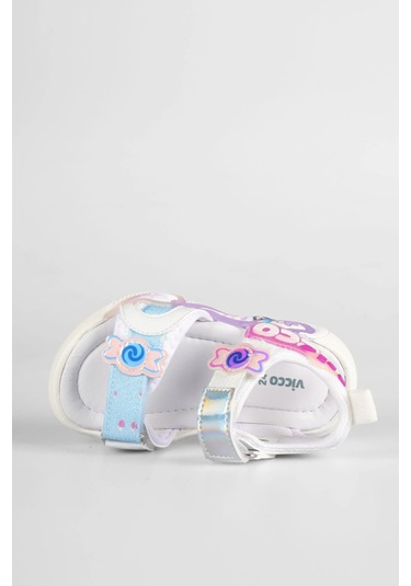 Vicco Arial Kız Çocuk Beyaz Phylon Sandalet Beyaz