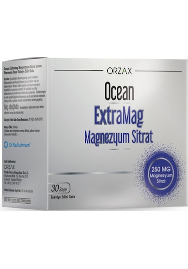 Ocean Extramag Magnezyum Sitrat Efervesan 30 Saşe