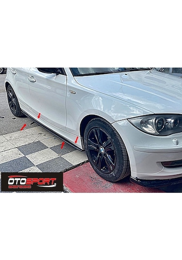 Bmw E87 Marşpiyel Lip Sağ Sol Takım Fiberglass Boyasız