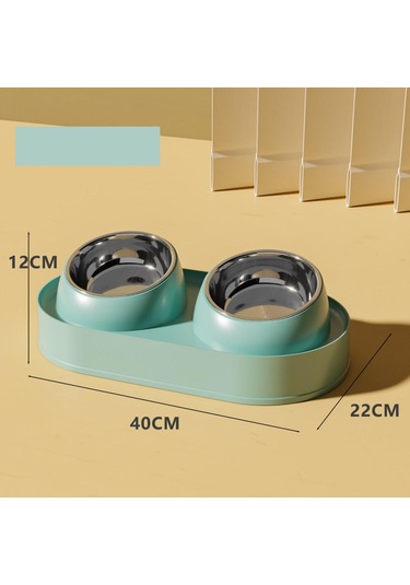 Homyl Çift Su Ve Mama Kaseleri, Köpek Yemekleri Pet Paslanmaz