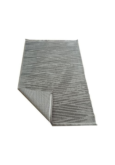 Çam Halı Eyfel 3107 Gri Romans Halı Modern Desenli Makine Halısı