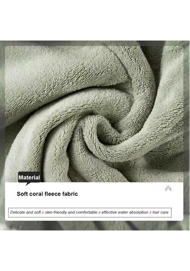 Xiyyadms 3'lü Mikrofiber Saç Havlusu - Süper Emici, Düğmeli, Hızlı Kurutma Pembe, Mavi, Yeşil Pembe