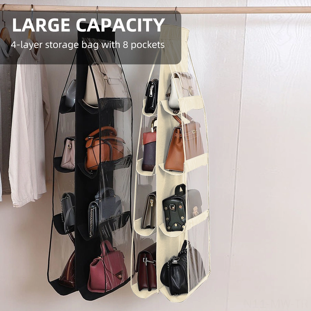 Moveevo Bej 4 Katlı 8 Cepli Çanta Düzenleyici, Növen Kumaş & Pvc, Döner Kanca, Görünür Tasarım, Dolap/kapı Asılı Ev Çanta Saklama Çantası Bej Moveevo Bej 4 Katlı 8 Cepli Çanta Düzenleyici, Növen Kumaş & Pvc, Döner Kanca, Görünür Tasarım, Dolap/kapı Asılı Ev Çanta Saklama Çantası Bej