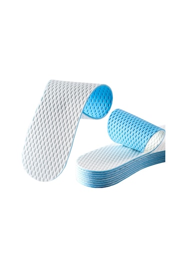 Sones 1 Çift Yazlık İnce Koku Önleyici Ter Tabanlığı Unisex Nefes Alabilen Yumuşak Ayakkabı Tabanlığı, Beden: 35-36 Bej