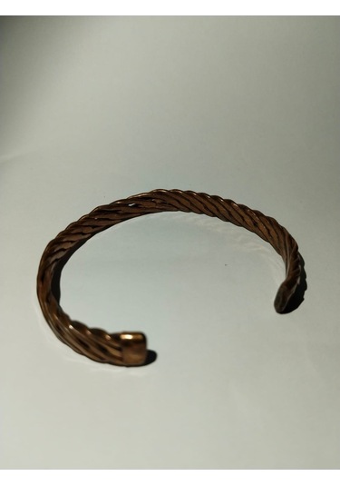 Burgu Model El Yapımı Saf Bakır Bileklik Hediyelik Şık Takı Çok Renkli