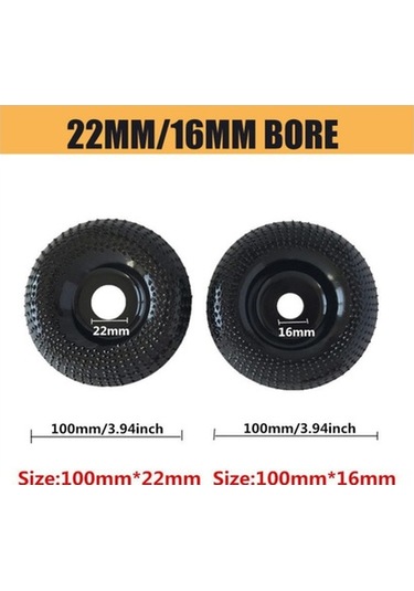 Pazly 2'lik 4'' Ahşap Taşlama Diski, 16mm Mil, Gümüş, Optimal Uygulama